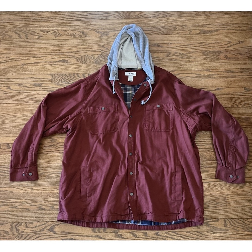 Duluth Trading Company Fire Hose Standard Fit Hooded Limber Jacket Size 3XL XXXL